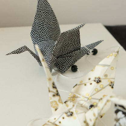 guirlande origami noir